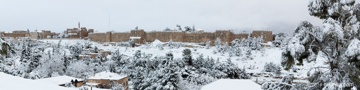 Jerusalem in Snow