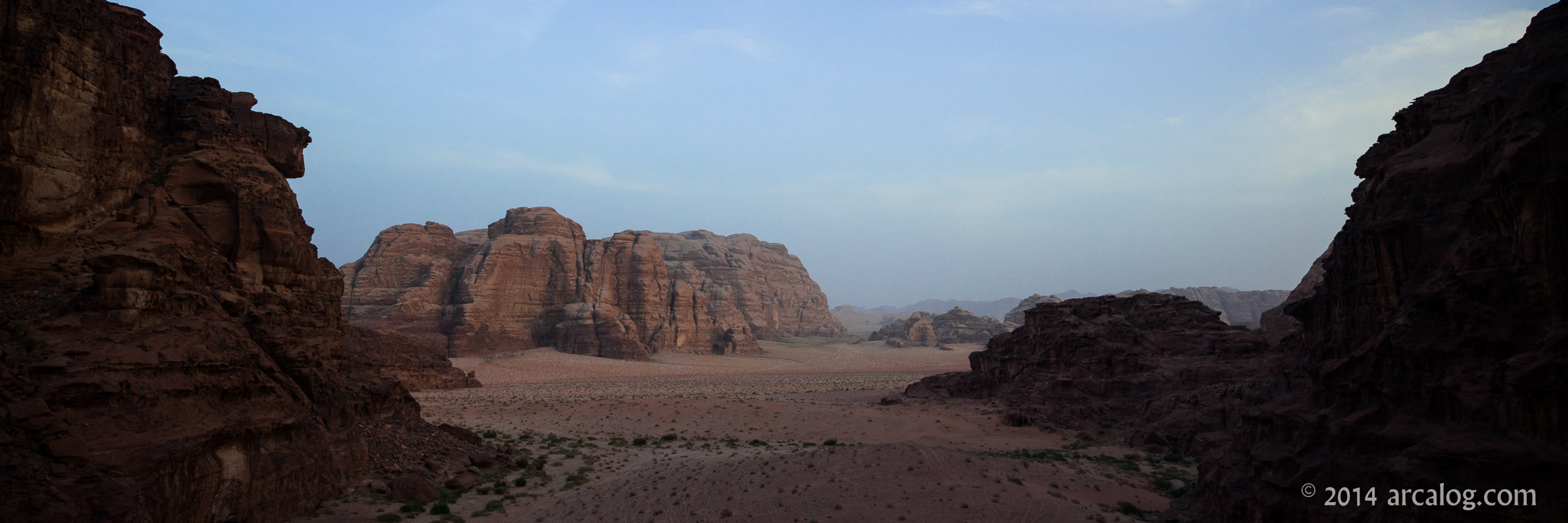 Desert in region of Midian
