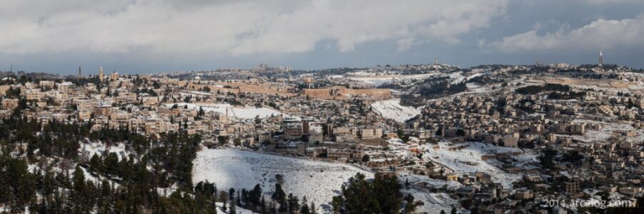 Jerusalem in Snow