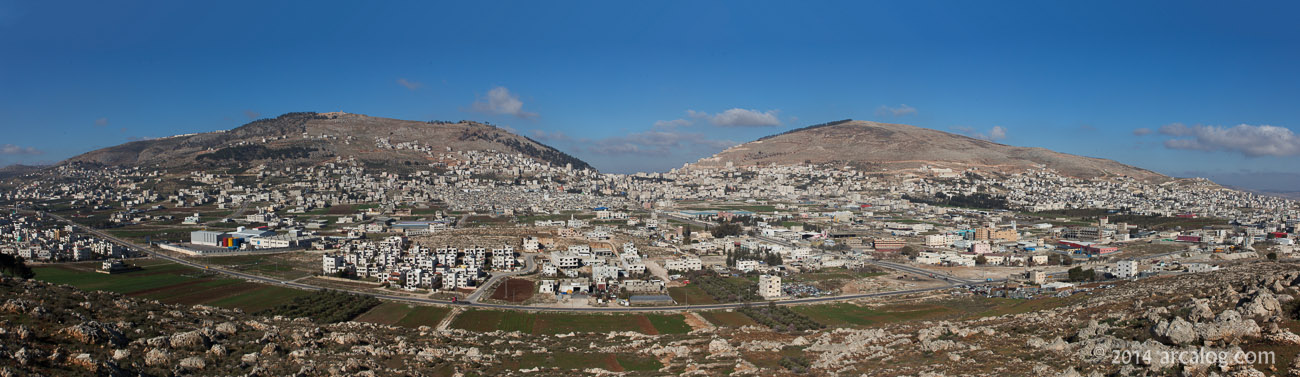 Mount Ebal and Mt. Gerizim