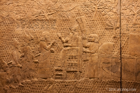 Sennacherib on Throne