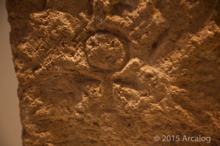 Ankh symbol on Achziv tombstone